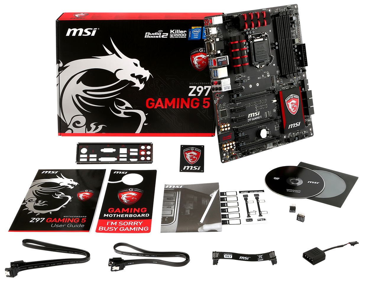 In The Box, 2014 Test Setup and Overclocking - MSI Z97 Gaming 5